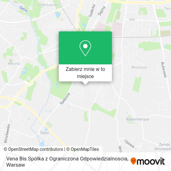 Mapa Vena Bis Spólka z Ograniczona Odpowiedzialnoscia