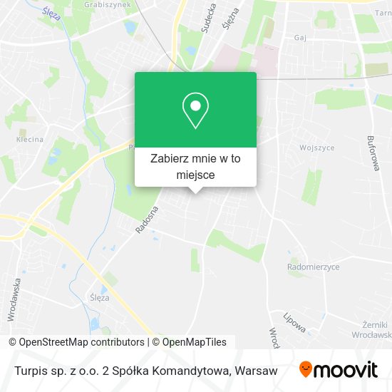 Mapa Turpis sp. z o.o. 2 Spółka Komandytowa