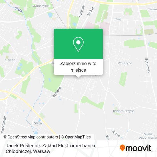 Mapa Jacek Poślednik Zakład Elektromechaniki Chłodniczej