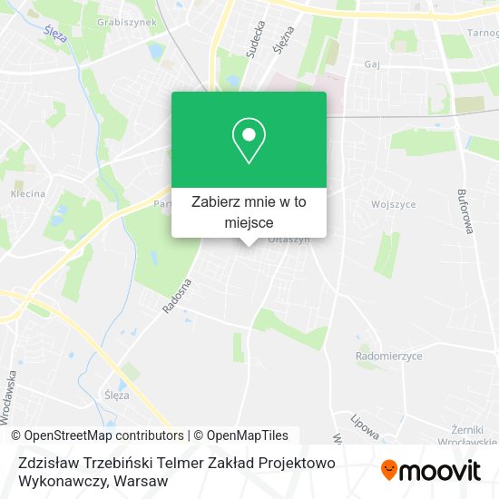 Mapa Zdzisław Trzebiński Telmer Zakład Projektowo Wykonawczy