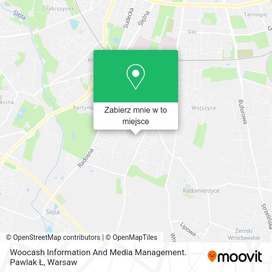 Mapa Woocash Information And Media Management. Pawlak Ł