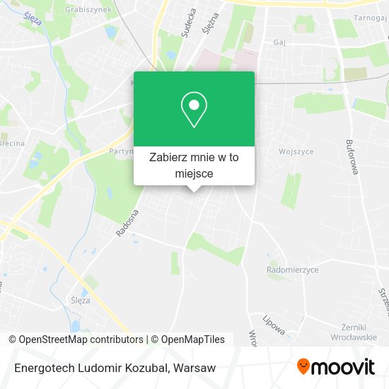 Mapa Energotech Ludomir Kozubal