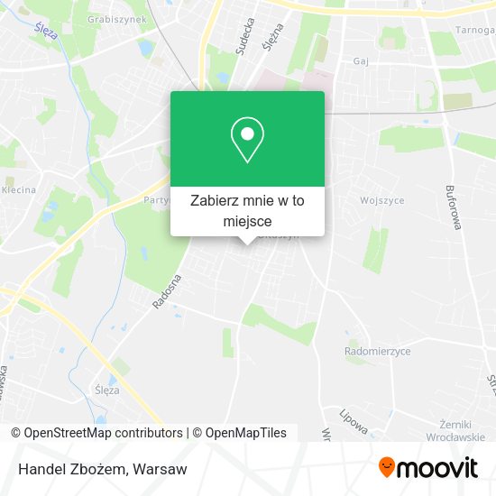 Mapa Handel Zbożem