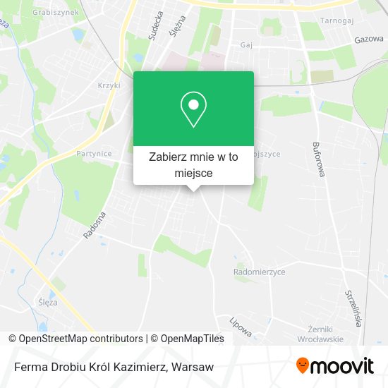 Mapa Ferma Drobiu Król Kazimierz