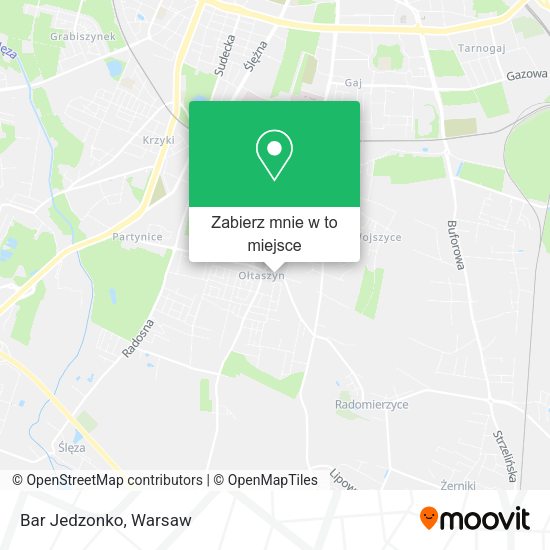 Mapa Bar Jedzonko