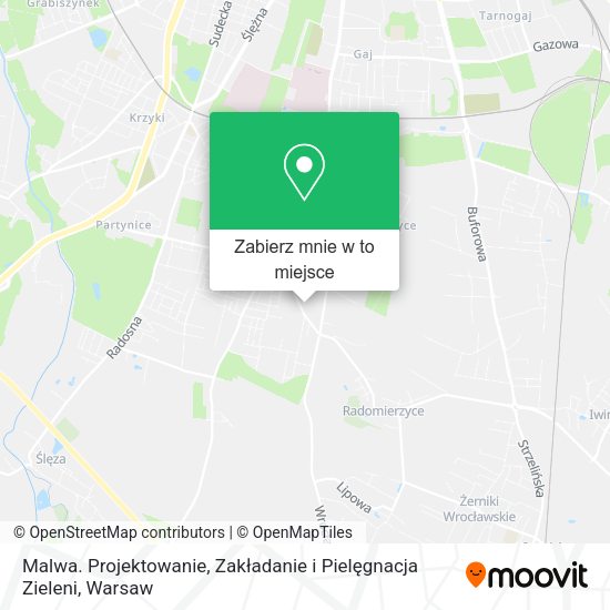 Mapa Malwa. Projektowanie, Zakładanie i Pielęgnacja Zieleni