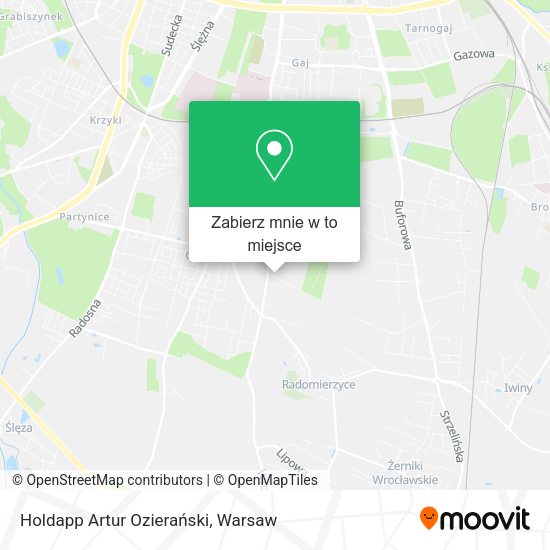 Mapa Holdapp Artur Ozierański