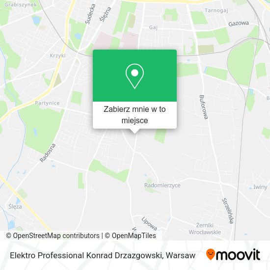 Mapa Elektro Professional Konrad Drzazgowski