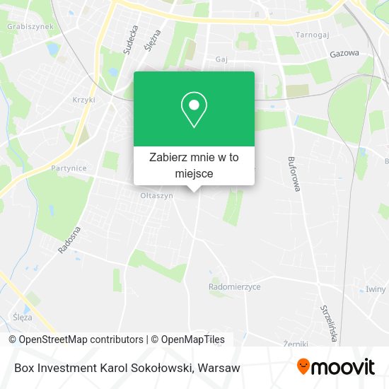 Mapa Box Investment Karol Sokołowski