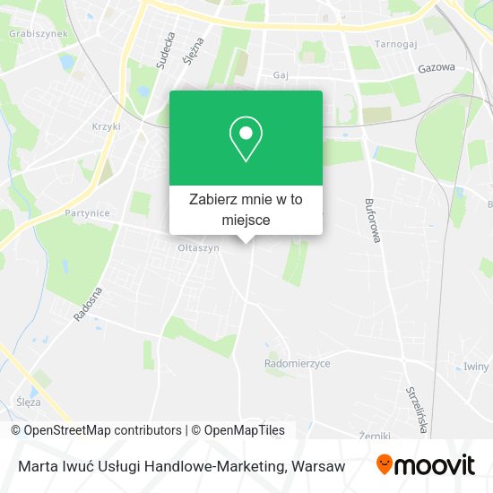 Mapa Marta Iwuć Usługi Handlowe-Marketing