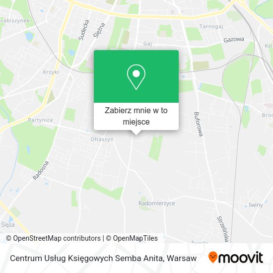 Mapa Centrum Usług Księgowych Semba Anita