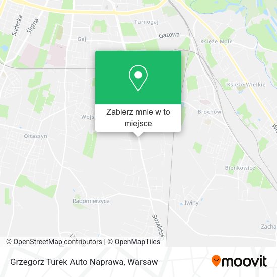 Mapa Grzegorz Turek Auto Naprawa