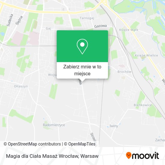 Mapa Magia dla Ciała Masaż Wrocław