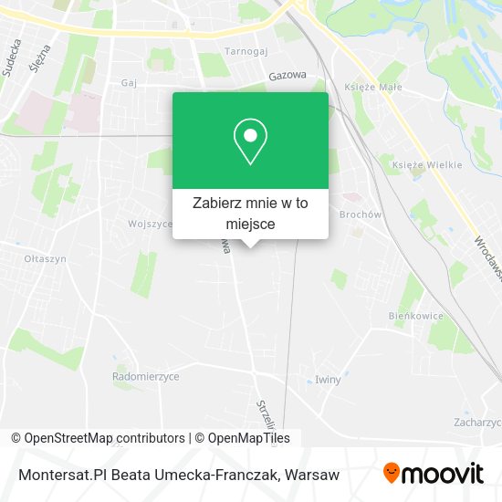 Mapa Montersat.Pl Beata Umecka-Franczak