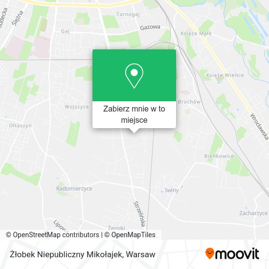 Mapa Żłobek Niepubliczny Mikołajek