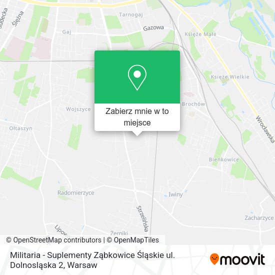 Mapa Militaria - Suplementy Ząbkowice Śląskie ul. Dolnosląska 2