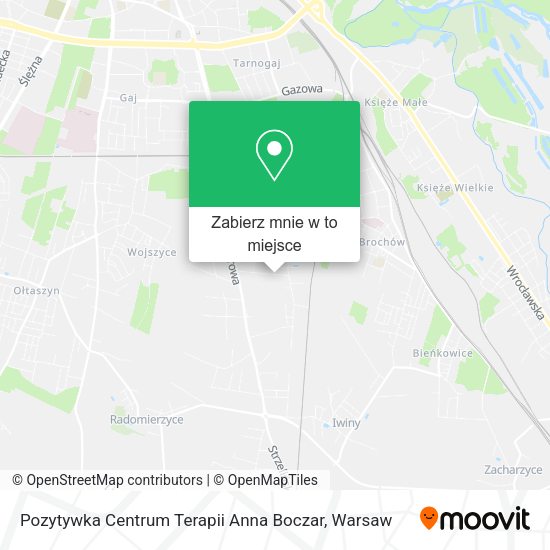 Mapa Pozytywka Centrum Terapii Anna Boczar