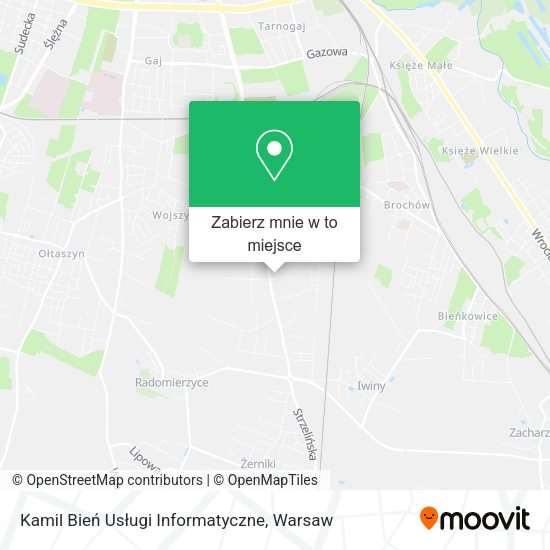 Mapa Kamil Bień Usługi Informatyczne