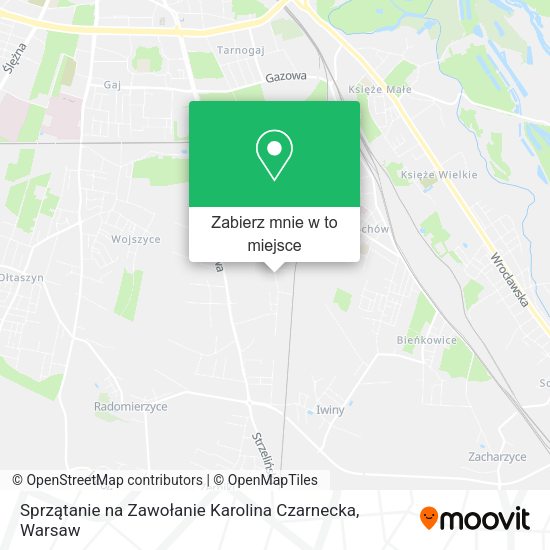 Mapa Sprzątanie na Zawołanie Karolina Czarnecka