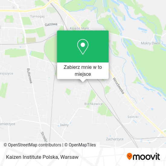 Mapa Kaizen Institute Polska