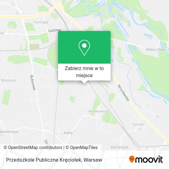 Mapa Przedszkole Publiczne Kręciołek