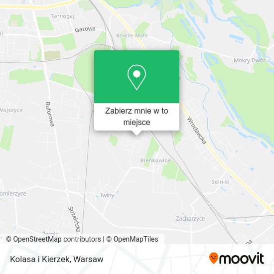 Mapa Kolasa i Kierzek