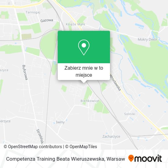 Mapa Competenza Training Beata Wieruszewska