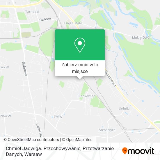 Mapa Chmiel Jadwiga. Przechowywanie, Przetwarzanie Danych