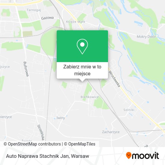 Mapa Auto Naprawa Stachnik Jan