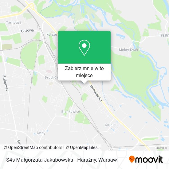 Mapa S4s Małgorzata Jakubowska - Haraźny