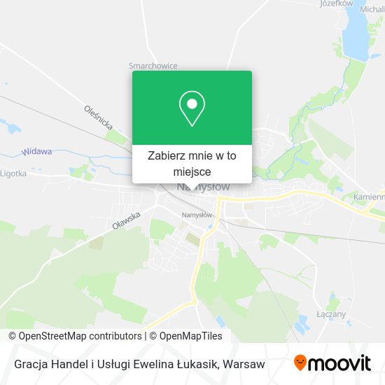 Mapa Gracja Handel i Usługi Ewelina Łukasik