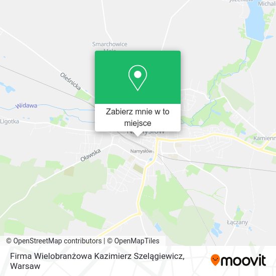 Mapa Firma Wielobranżowa Kazimierz Szelągiewicz