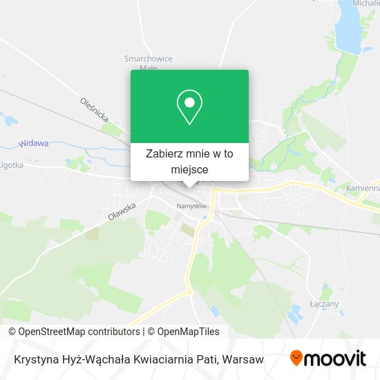 Mapa Krystyna Hyż-Wąchała Kwiaciarnia Pati