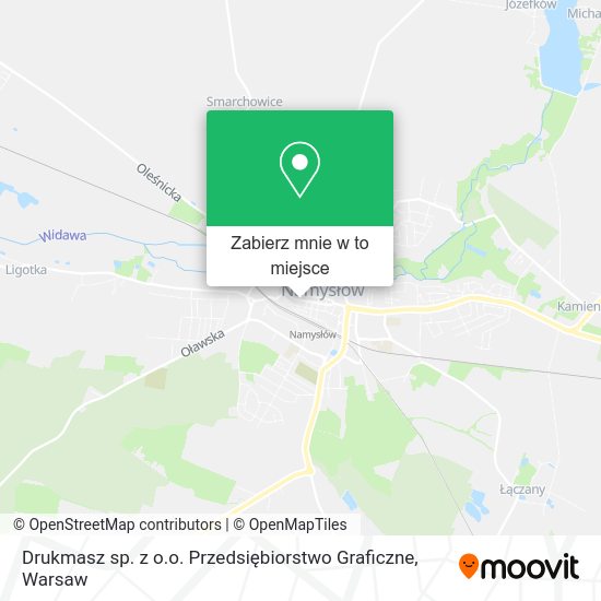 Mapa Drukmasz sp. z o.o. Przedsiębiorstwo Graficzne