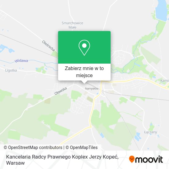 Mapa Kancelaria Radcy Prawnego Koplex Jerzy Kopeć