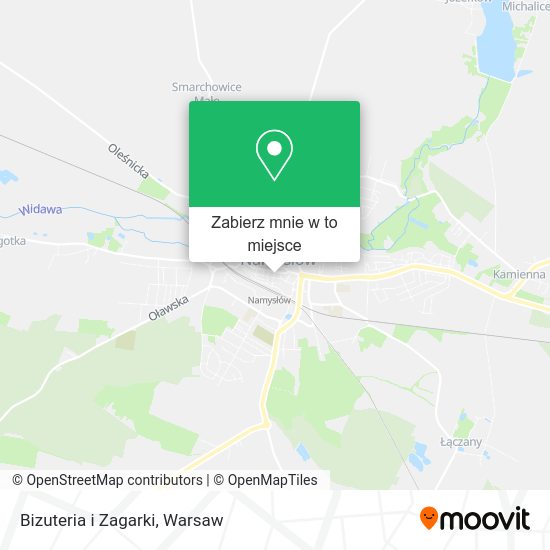 Mapa Bizuteria i Zagarki