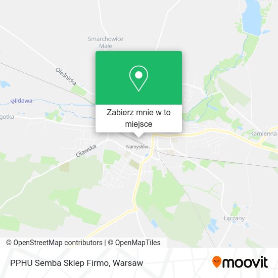 Mapa PPHU Semba Sklep Firmo