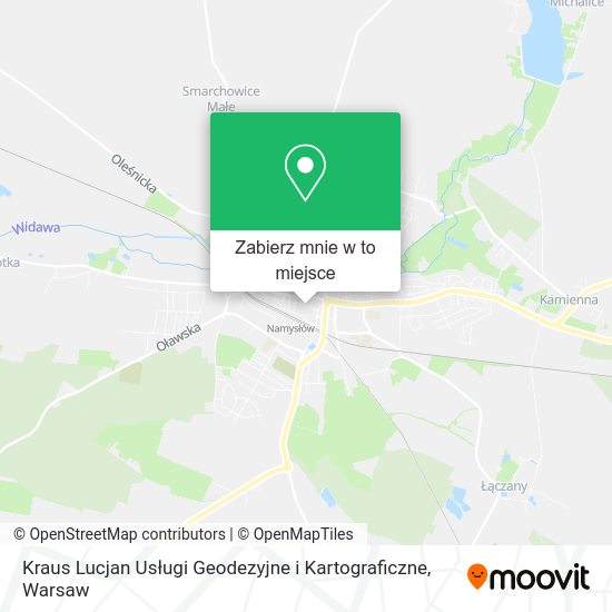 Mapa Kraus Lucjan Usługi Geodezyjne i Kartograficzne