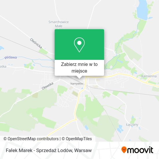 Mapa Fałek Marek - Sprzedaż Lodów