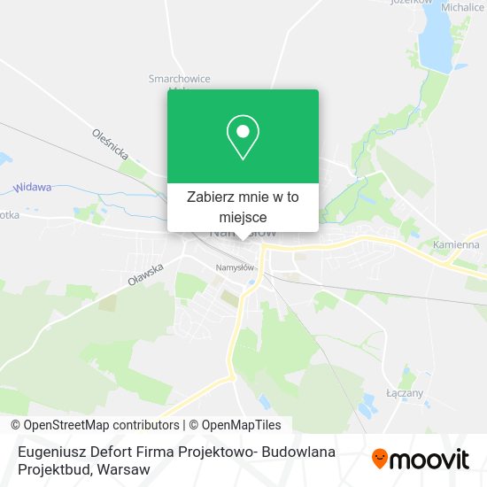 Mapa Eugeniusz Defort Firma Projektowo- Budowlana Projektbud