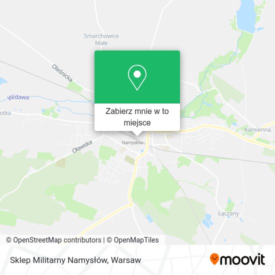 Mapa Sklep Militarny Namysłów