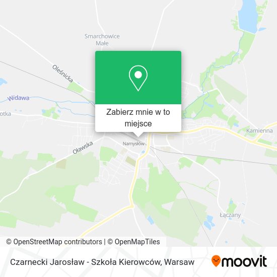 Mapa Czarnecki Jarosław - Szkoła Kierowców