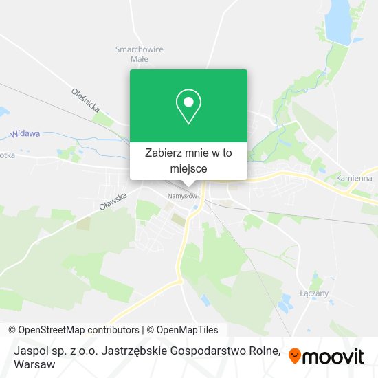 Mapa Jaspol sp. z o.o. Jastrzębskie Gospodarstwo Rolne