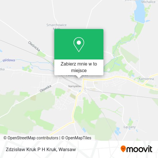 Mapa Zdzisław Kruk P H Kruk