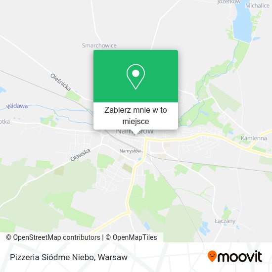 Mapa Pizzeria Siódme Niebo