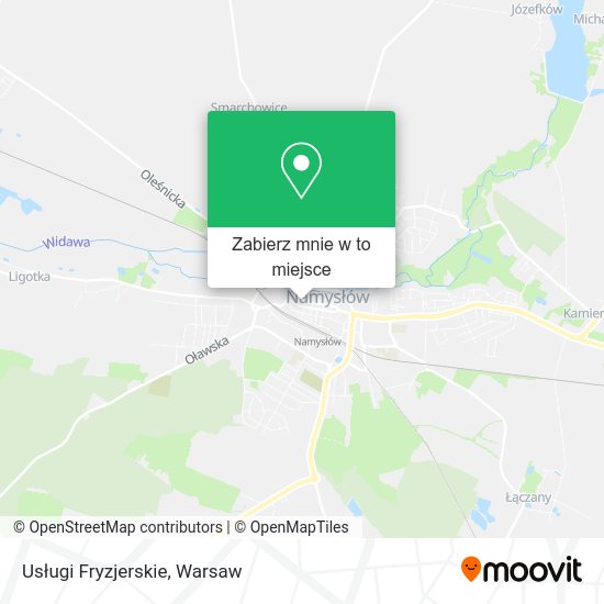 Mapa Usługi Fryzjerskie