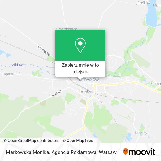 Mapa Markowska Monika. Agencja Reklamowa