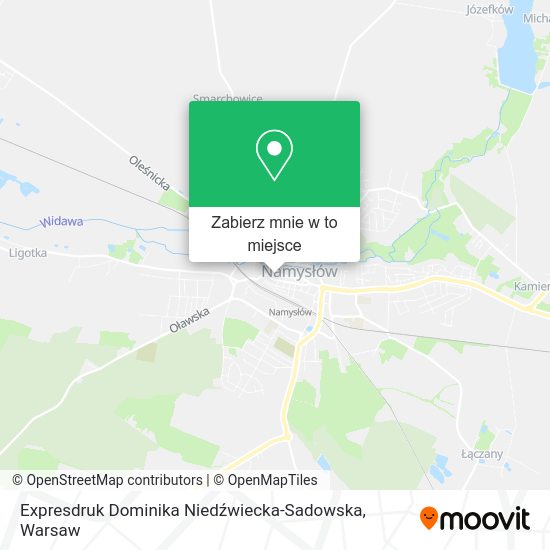 Mapa Expresdruk Dominika Niedźwiecka-Sadowska