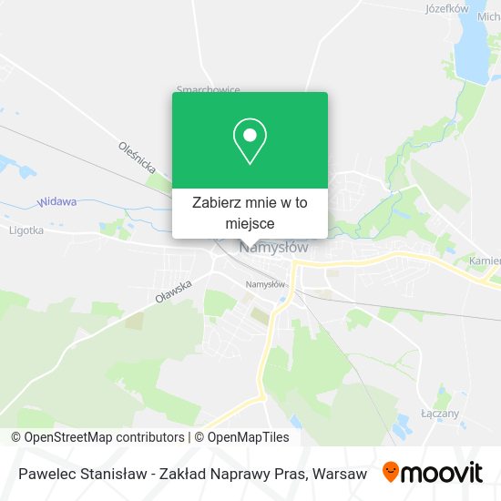 Mapa Pawelec Stanisław - Zakład Naprawy Pras