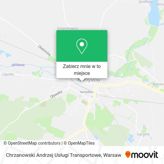 Mapa Chrzanowski Andrzej Usługi Transportowe